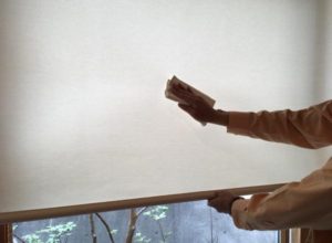 ロールスクリーン　ふだんのお手入れ