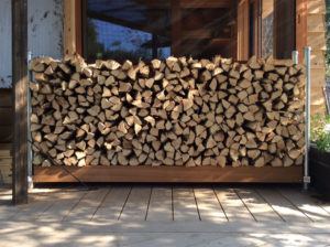 薪の保管・管理